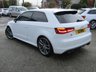 USED 2014 64 AUDI A3 2.0 S3 QUATTRO 3d 296 BHP Finished in GLACIER WHITE pearl with contrasting Ebony full heated SPORTS LEATHER seats. This 4x4 S3 has an advanced 2.0 turbocharged petrol engine pumping out 300 BHP, blistering performance with arguably the highest quality interior in its class. Features include Sat Nav, Full SPORTS QUILTED Heated Leather, Bang and Olufsen Speakers, B/tooth, LED day run lights, Park Senors and Cruise. Dealer serviced at 18258 miles, 55171 miles, 81960 miles, 88019 miles and on arrival at 99511 miles.