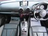 USED 2014 64 AUDI A3 2.0 S3 QUATTRO 3d 296 BHP Finished in GLACIER WHITE pearl with contrasting Ebony full heated SPORTS LEATHER seats. This 4x4 S3 has an advanced 2.0 turbocharged petrol engine pumping out 300 BHP, blistering performance with arguably the highest quality interior in its class. Features include Sat Nav, Full SPORTS QUILTED Heated Leather, Bang and Olufsen Speakers, B/tooth, LED day run lights, Park Senors and Cruise. Dealer serviced at 18258 miles, 55171 miles, 81960 miles, 88019 miles and on arrival at 99511 miles.