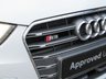 USED 2014 64 AUDI A3 2.0 S3 QUATTRO 3d 296 BHP Finished in GLACIER WHITE pearl with contrasting Ebony full heated SPORTS LEATHER seats. This 4x4 S3 has an advanced 2.0 turbocharged petrol engine pumping out 300 BHP, blistering performance with arguably the highest quality interior in its class. Features include Sat Nav, Full SPORTS QUILTED Heated Leather, Bang and Olufsen Speakers, B/tooth, LED day run lights, Park Senors and Cruise. Dealer serviced at 18258 miles, 55171 miles, 81960 miles, 88019 miles and on arrival at 99511 miles.