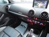 USED 2014 64 AUDI A3 2.0 S3 QUATTRO 3d 296 BHP Finished in GLACIER WHITE pearl with contrasting Ebony full heated SPORTS LEATHER seats. This 4x4 S3 has an advanced 2.0 turbocharged petrol engine pumping out 300 BHP, blistering performance with arguably the highest quality interior in its class. Features include Sat Nav, Full SPORTS QUILTED Heated Leather, Bang and Olufsen Speakers, B/tooth, LED day run lights, Park Senors and Cruise. Dealer serviced at 18258 miles, 55171 miles, 81960 miles, 88019 miles and on arrival at 99511 miles.
