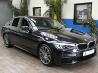 USED 2019 19 BMW 5 SERIES 2.0 530E M SPORT 4d 249 BHP SAT NAV LEATHER HEATED CRUISE VAT Q 1 OWNER SERVICE HISTORY 6 MONTHS GOLD WARRANTY