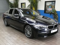 USED 2019 19 BMW 5 SERIES 2.0 530E M SPORT 4d 249 BHP SAT NAV LEATHER HEATED CRUISE VAT Q 1 OWNER SERVICE HISTORY 6 MONTHS GOLD WARRANTY