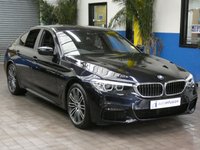 USED 2019 19 BMW 5 SERIES 2.0 530E M SPORT 4d 249 BHP SAT NAV LEATHER HEATED CRUISE VAT Q 1 OWNER SERVICE HISTORY 6 MONTHS GOLD WARRANTY