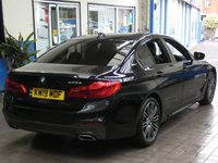 USED 2019 19 BMW 5 SERIES 2.0 530E M SPORT 4d 249 BHP SAT NAV LEATHER HEATED CRUISE VAT Q 1 OWNER SERVICE HISTORY 6 MONTHS GOLD WARRANTY