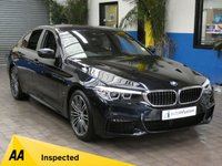 USED 2019 19 BMW 5 SERIES 2.0 530E M SPORT 4d 249 BHP SAT NAV LEATHER HEATED CRUISE VAT Q 1 OWNER SERVICE HISTORY 6 MONTHS GOLD WARRANTY