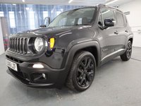 USED 2016 66 JEEP RENEGADE 1.6 M-JET DAWN OF JUSTICE 5d 118 BHP ABSOLUTLEY STUNNING SPECIAL EDITION IN CARBON BLACK