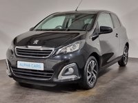 USED 2015 15 PEUGEOT 108 1.2 ALLURE 3d 82 BHP 23868 Miles , High gloss black