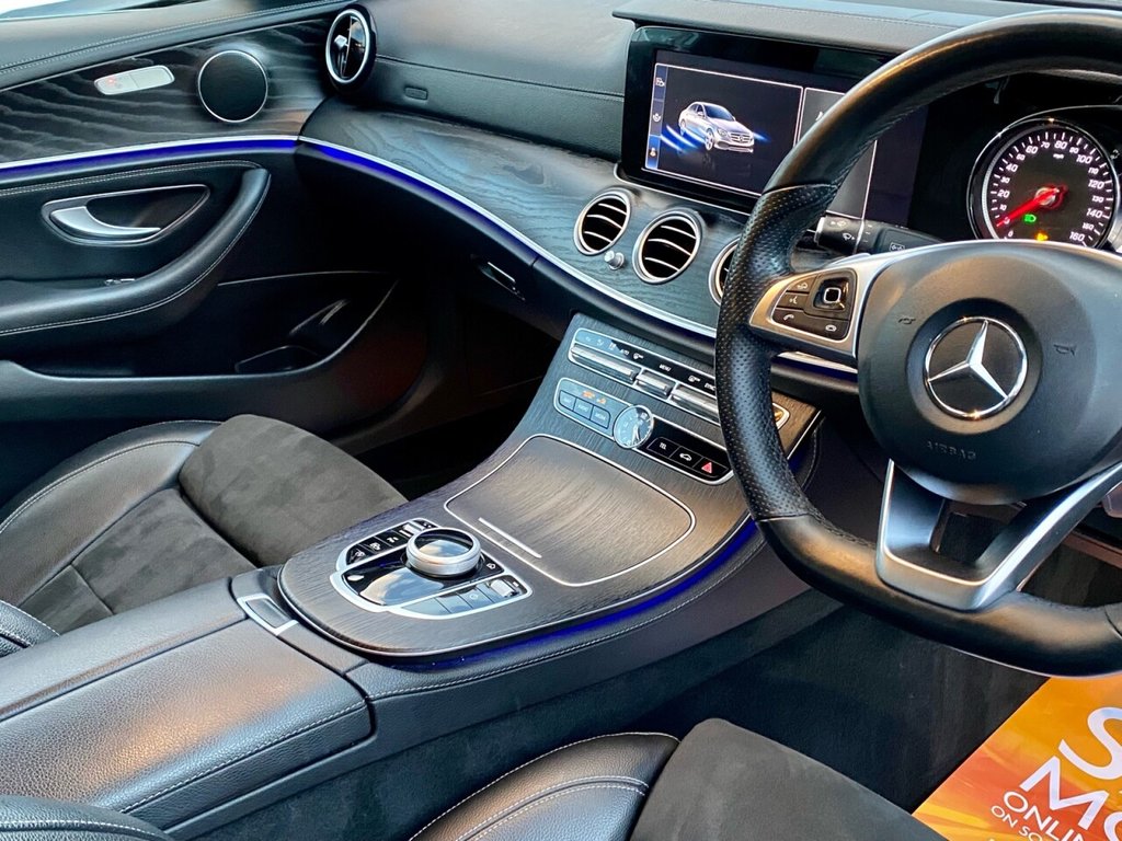 USED 2018 18 MERCEDES-BENZ E-CLASS 2.0 E 220 D AMG LINE 4d 192 BHP 20' ALLOYS