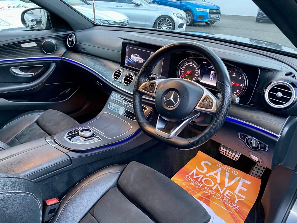 USED 2018 18 MERCEDES-BENZ E-CLASS 2.0 E 220 D AMG LINE 4d 192 BHP 20' ALLOYS