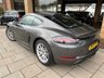 USED 2019 69 PORSCHE 718 2.0 CAYMAN PDK 2d 296 BHP AGATE GREY