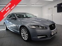 USED 2013 13 JAGUAR XF 2.2 D SPORT 4d 200 BHP THIS CLASSY & DISTINCTIVE MORE POWERFUL VERSION XF WITH LOW MILES IS STUNNING