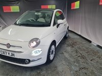 USED 2017 17 FIAT 500 1.2 LOUNGE 3d 69 BHP 