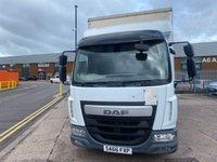 USED 2017 66 DAF TRUCKS LF 4.5 LF 180 7.5 TONNE CURTAIN SIDE WITH TUCK UNDER TAIL LIFT 