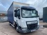 USED 2017 66 DAF TRUCKS LF 4.5 LF 180 7.5 TONNE CURTAIN SIDE WITH TUCK UNDER TAIL LIFT 