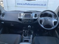 USED 2014 14 TOYOTA HI-LUX 2.5 ICON 4X4 D-4D DCB 142 BHP www.suffolkcarcentre.co.uk - Located at Lowestoft