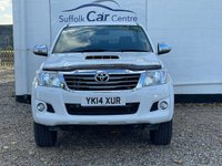 USED 2014 14 TOYOTA HI-LUX 2.5 ICON 4X4 D-4D DCB 142 BHP www.suffolkcarcentre.co.uk - Located at Lowestoft