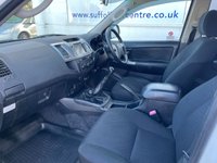 USED 2014 14 TOYOTA HI-LUX 2.5 ICON 4X4 D-4D DCB 142 BHP www.suffolkcarcentre.co.uk - Located at Lowestoft