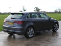 USED 2016 65 AUDI A3 2.0 TDI S LINE NAV 5d 148 BHP www.suffolkcarcentre.co.uk - Located at Reydon