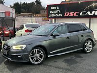 USED 2014 13 AUDI A3 2.0 TDI S LINE 5d 148 BHP LOW MILEAGE,NICE CAR