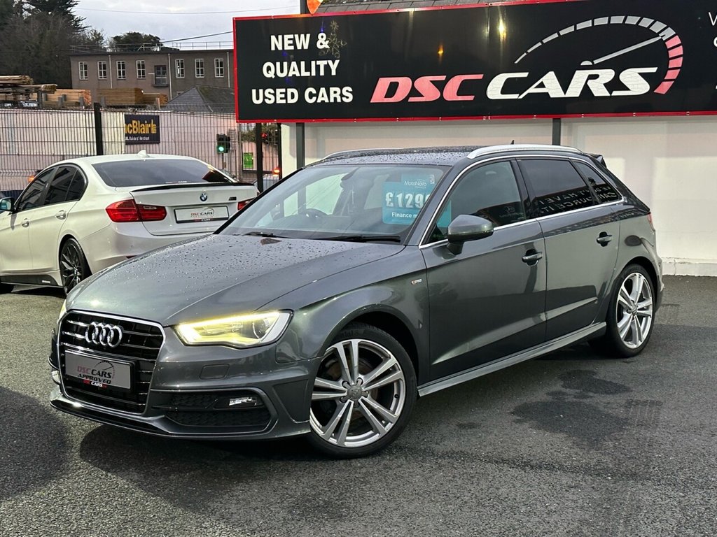 USED 2014 13 AUDI A3 2.0 TDI S LINE 5d 148 BHP LOW MILEAGE,NICE CAR