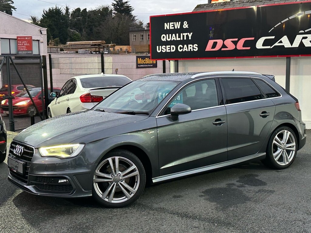 USED 2014 13 AUDI A3 2.0 TDI S LINE 5d 148 BHP LOW MILEAGE,NICE CAR