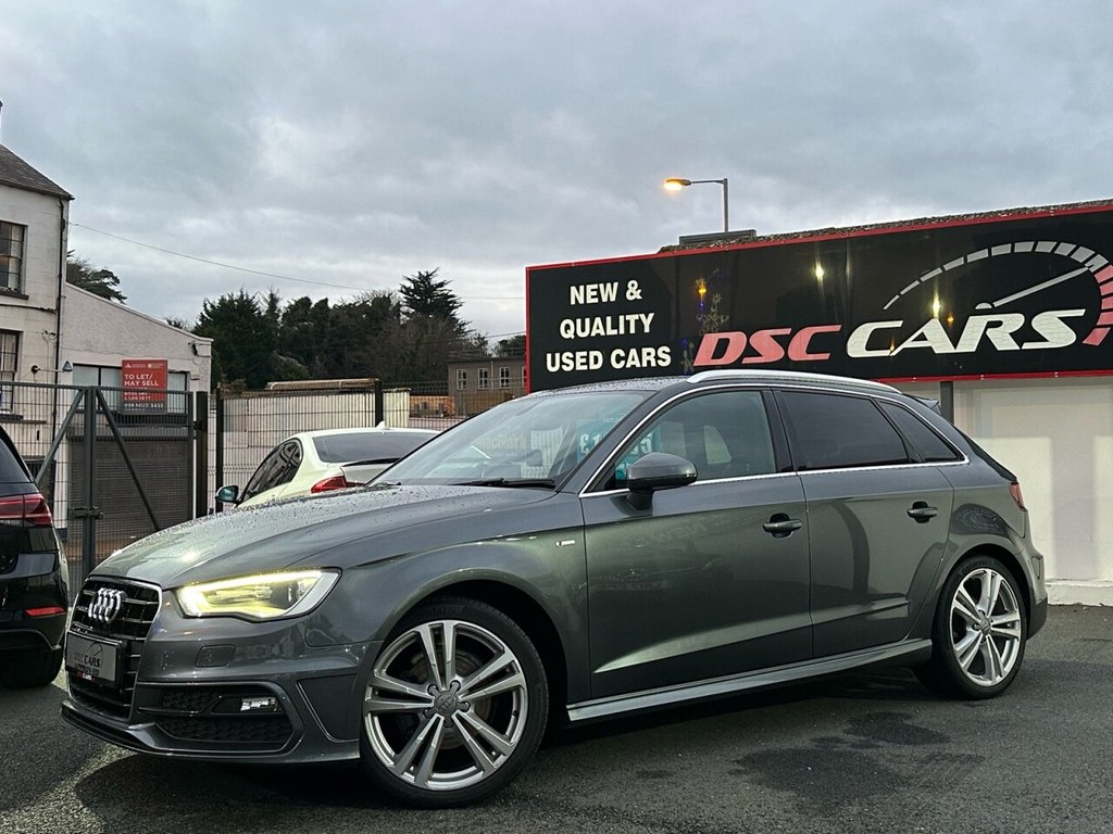 USED 2014 13 AUDI A3 2.0 TDI S LINE 5d 148 BHP LOW MILEAGE,NICE CAR