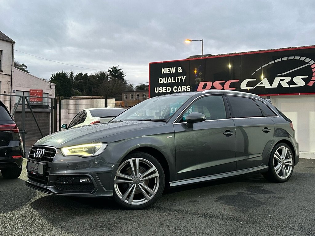 USED 2014 13 AUDI A3 2.0 TDI S LINE 5d 148 BHP LOW MILEAGE,NICE CAR