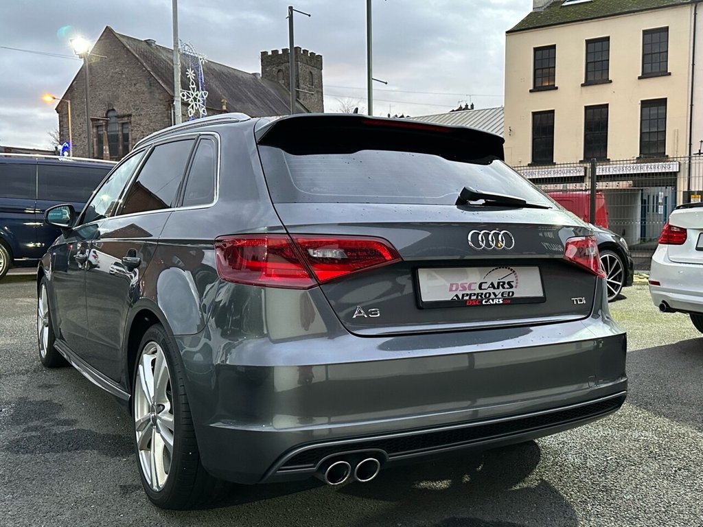 USED 2014 13 AUDI A3 2.0 TDI S LINE 5d 148 BHP LOW MILEAGE,NICE CAR