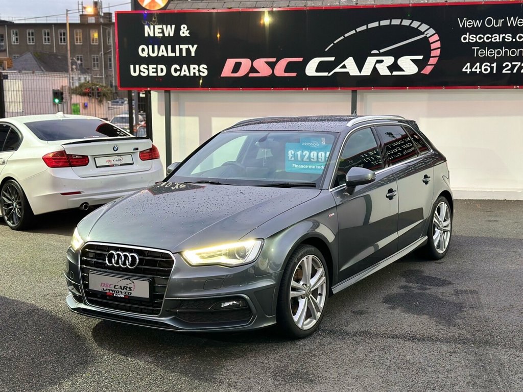 USED 2014 13 AUDI A3 2.0 TDI S LINE 5d 148 BHP LOW MILEAGE,NICE CAR