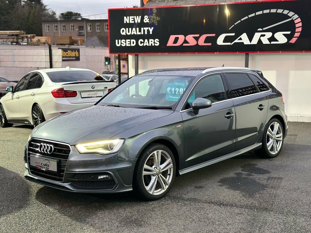 USED 2014 13 AUDI A3 2.0 TDI S LINE 5d 148 BHP LOW MILEAGE,NICE CAR