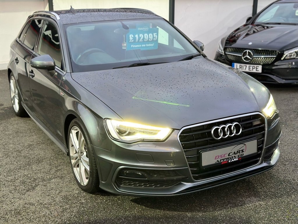 USED 2014 13 AUDI A3 2.0 TDI S LINE 5d 148 BHP LOW MILEAGE,NICE CAR