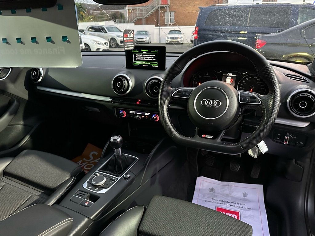USED 2014 13 AUDI A3 2.0 TDI S LINE 5d 148 BHP LOW MILEAGE,NICE CAR