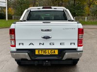 USED 2016 16 FORD RANGER 2.2 LIMITED 4X4 DCB TDCI 4d 158 BHP ** NO VAT ** LEATHER + ROLL N LOCK