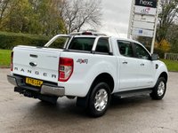 USED 2016 16 FORD RANGER 2.2 LIMITED 4X4 DCB TDCI 4d 158 BHP ** NO VAT ** LEATHER + ROLL N LOCK