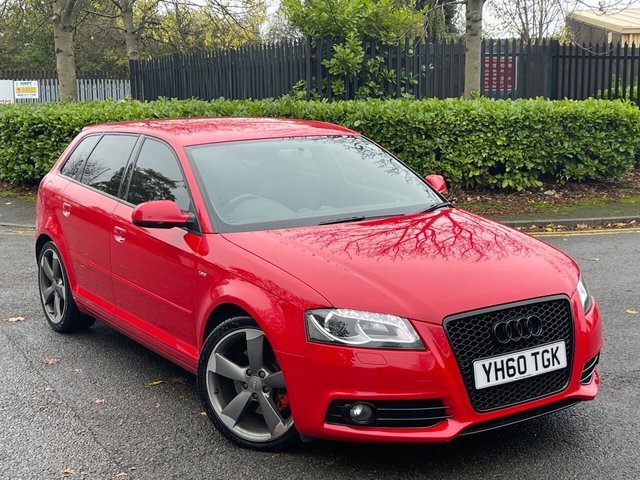 2010 60 Audi A3 2.0 SPORTBACK TDI S LINE SE 5d 168 BHP