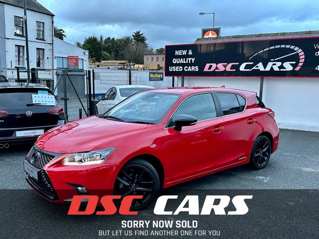 USED 2019 68 LEXUS CT 1.8 200H SPORT 5d AUTO 135 BHP HATCHBACK