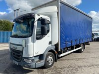 USED 2017 66 DAF TRUCKS LF 4.5 LF 180 7.5 TONNE CURTAIN SIDE WITH TUCK UNDER TAIL LIFT 