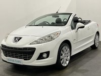 USED 2010 10 PEUGEOT 207 1.6 CC ALLURE 2d 120 BHP High gloss Bianca white, Full extended black leather, 17" Hockenheim alloy wheels