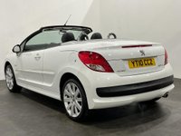 USED 2010 10 PEUGEOT 207 1.6 CC ALLURE 2d 120 BHP High gloss Bianca white, Full extended black leather, 17" Hockenheim alloy wheels