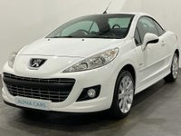 USED 2010 10 PEUGEOT 207 1.6 CC ALLURE 2d 120 BHP High gloss Bianca white, Full extended black leather, 17" Hockenheim alloy wheels