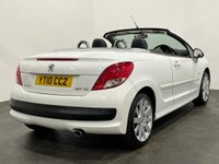 USED 2010 10 PEUGEOT 207 1.6 CC ALLURE 2d 120 BHP High gloss Bianca white, Full extended black leather, 17" Hockenheim alloy wheels