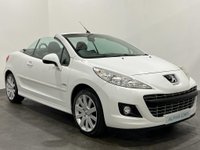 USED 2010 10 PEUGEOT 207 1.6 CC ALLURE 2d 120 BHP High gloss Bianca white, Full extended black leather, 17" Hockenheim alloy wheels
