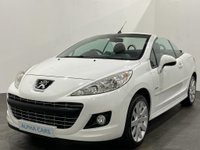 USED 2010 10 PEUGEOT 207 1.6 CC ALLURE 2d 120 BHP High gloss Bianca white, Full extended black leather, 17" Hockenheim alloy wheels