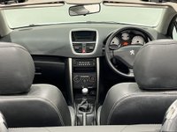 USED 2010 10 PEUGEOT 207 1.6 CC ALLURE 2d 120 BHP High gloss Bianca white, Full extended black leather, 17" Hockenheim alloy wheels
