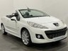 USED 2010 10 PEUGEOT 207 1.6 CC ALLURE 2d 120 BHP High gloss Bianca white, Full extended black leather, 17" Hockenheim alloy wheels