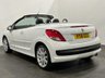 USED 2010 10 PEUGEOT 207 1.6 CC ALLURE 2d 120 BHP High gloss Bianca white, Full extended black leather, 17" Hockenheim alloy wheels