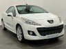 USED 2010 10 PEUGEOT 207 1.6 CC ALLURE 2d 120 BHP High gloss Bianca white, Full extended black leather, 17" Hockenheim alloy wheels