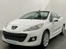 USED 2010 10 PEUGEOT 207 1.6 CC ALLURE 2d 120 BHP High gloss Bianca white, Full extended black leather, 17" Hockenheim alloy wheels