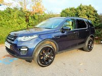 USED 2016 65 LAND ROVER DISCOVERY SPORT 2.0 TD4 HSE 5d 180 BHP GLOSS BLACK ALLOY-HTD SEATS-TOW BAR
