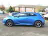 USED 2013 62 VAUXHALL ASTRA GTC 2.0 VXR 3d 276 BHP Finished in ARDEN BLUE, with SPORTS LEATHER TRIM. This VXR is a bit of an animal. It is a very appealing high-output hot hatch with its own highly distinctive character. This low mileage model is not to be missed. Features include 20" Alloys, VXR Aero Pack, DAB Radio, Leather VXR performance seat pack, Brembro Calipers, and much more. Just serviced and comes with 12 months MOT.